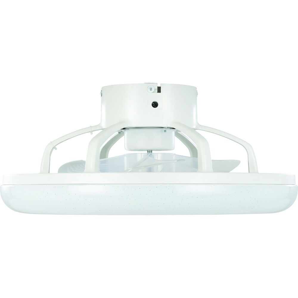 Plafoniera LED cu ventilator EGLO Kostrena, 3 x 8.5W, 3300 lm, IP20, alb-gri