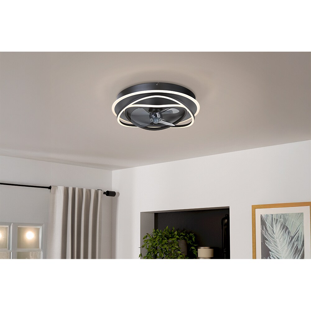 Plafoniera EGLO Namori, 4x9W, 4400lm, 50cm, negru