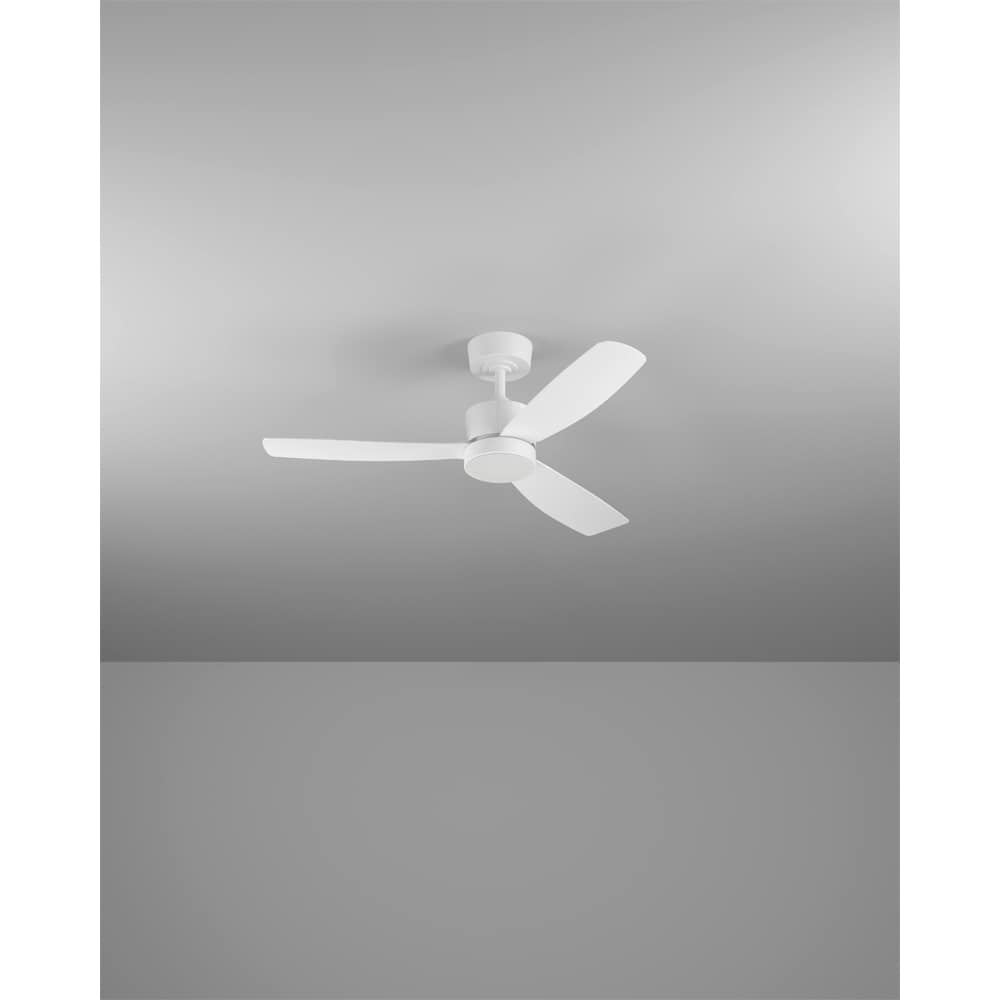 Plafoniera LED cu ventilator EGLO Bonassola, 20W, 2750 lm, IP20, alb