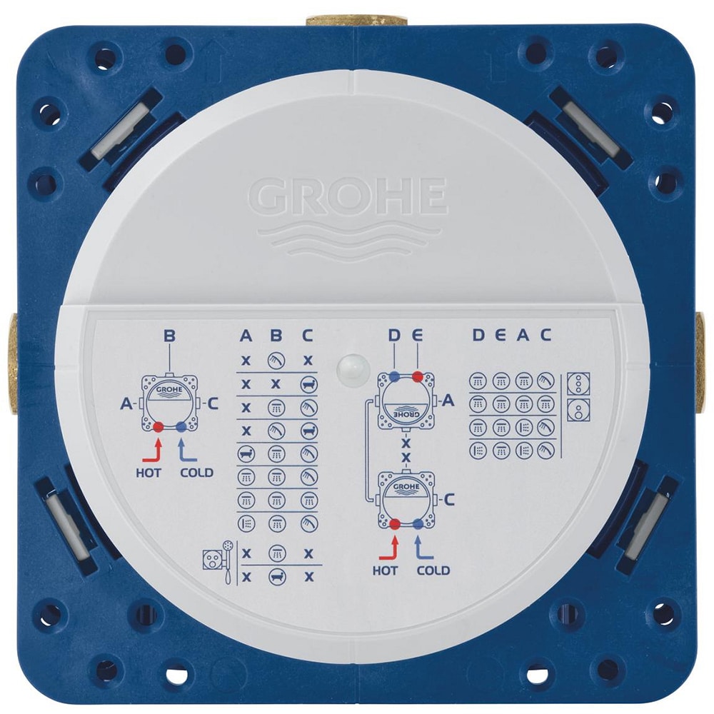 Set incastrat universal GROHE Rapido SmartBox 35604000, 1/2", pentru baterii si sisteme de dus incastrate