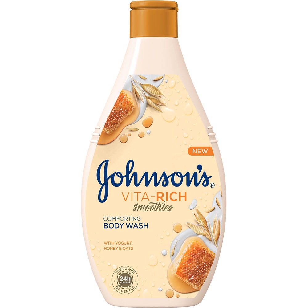 Gel de dus JOHNSON'S Vita-Rich, Miere, 400ml