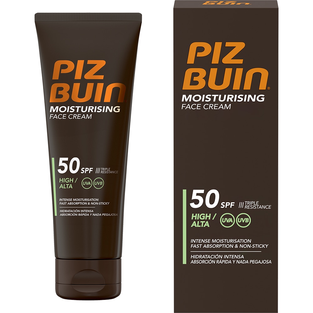 Crema protectie solara pentru fata PIZ BUIN, SPF 50, 50ml