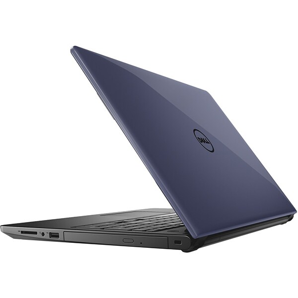 Laptop DELL Inspiron 3576, Intel Core i5-8250U pana la 3.4GHz, 15.6" Full HD, 8GB, SSD 256GB, AMD Radeon 520 2GB, Ubuntu 16.04, Midnight Blue