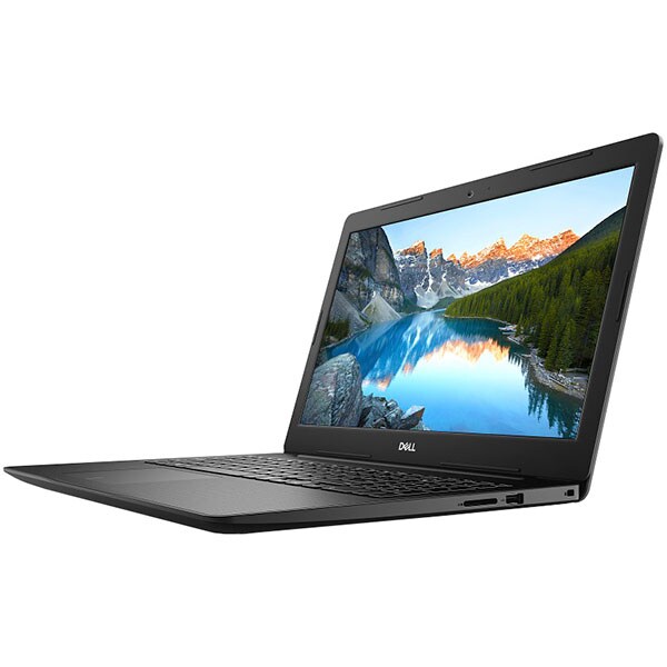 Laptop DELL Inspiron 3585, AMD Ryzen 5 2500U pana la 3.6GHz, 15.6" Full HD, 8GB, SSD 256GB, AMD Radeon Vega 8, Ubuntu, Negru