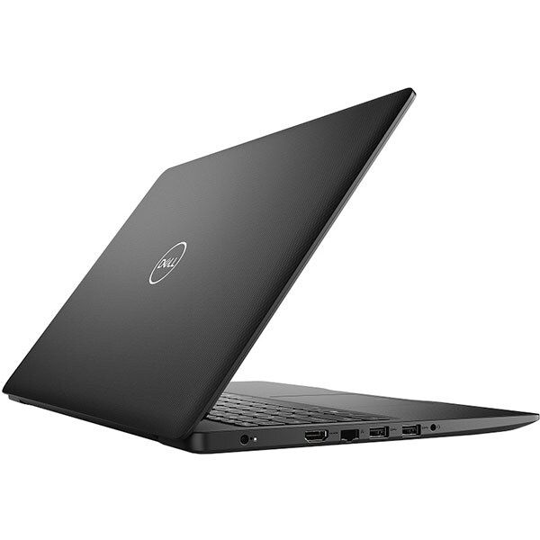 Laptop DELL Inspiron 3585, AMD Ryzen 5 2500U pana la 3.6GHz, 15.6" Full HD, 8GB, SSD 256GB, AMD Radeon Vega 8, Ubuntu, Negru