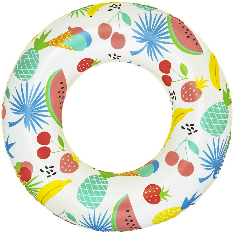 Colac de inot gonflabil BESTWAY, 61 cm, 3-6 ani, model tropical, 1 buc