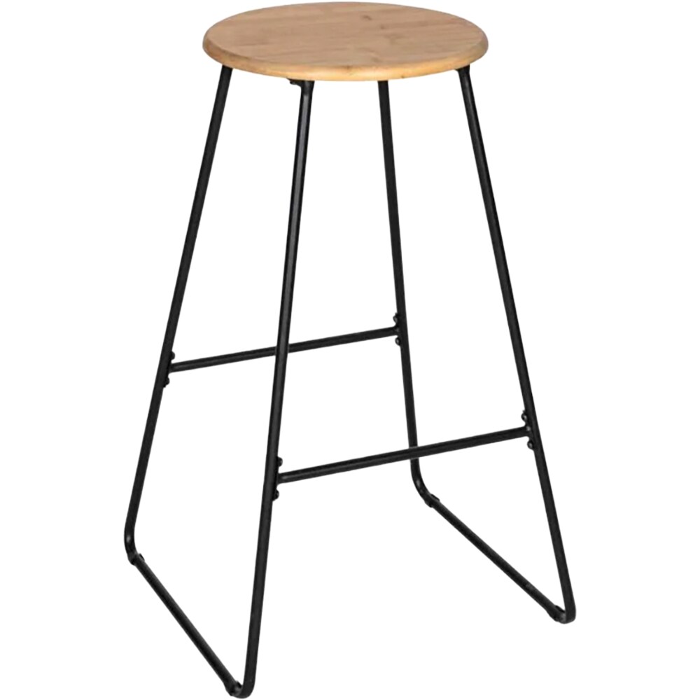 Scaun bar Maloux, 41 x 41 x 71 cm, maro