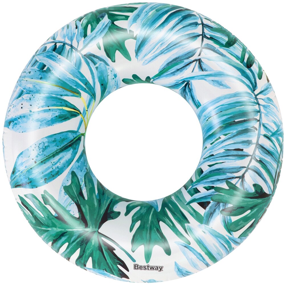 Colac de inot gonflabil BESTWAY, 119 cm, 12 ani+, model tropical, 1 buc