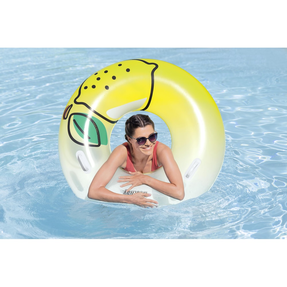 Colac de inot gonflabil BESTWAY, 114 cm, 12 ani+, capacitate maxima 100 kg, model lamaie