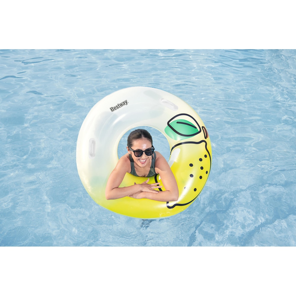 Colac de inot gonflabil BESTWAY, 114 cm, 12 ani+, capacitate maxima 100 kg, model lamaie