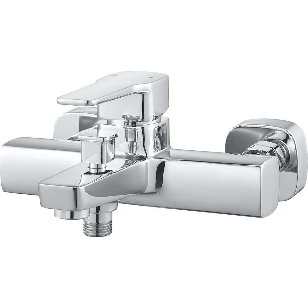 Baterie cada-dus GOODHOME Teesta, alama, argintiu