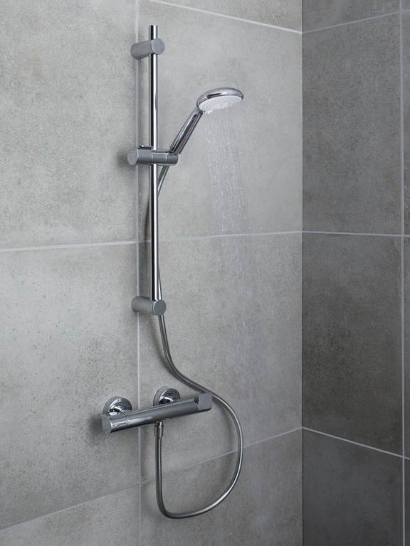 Set dus GOODHOME Cavally, termostat, 1 functie, crom