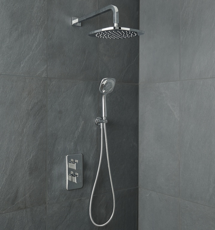 Set dus incastrat GOODHOME Teesta, 1 functie, crom