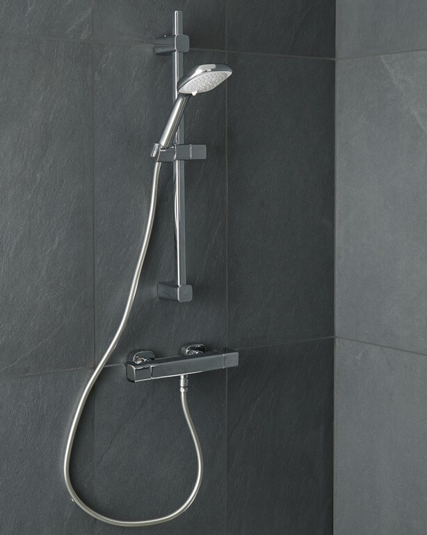 Set dus GOODHOME Teesta, termostat, 1 functie, crom