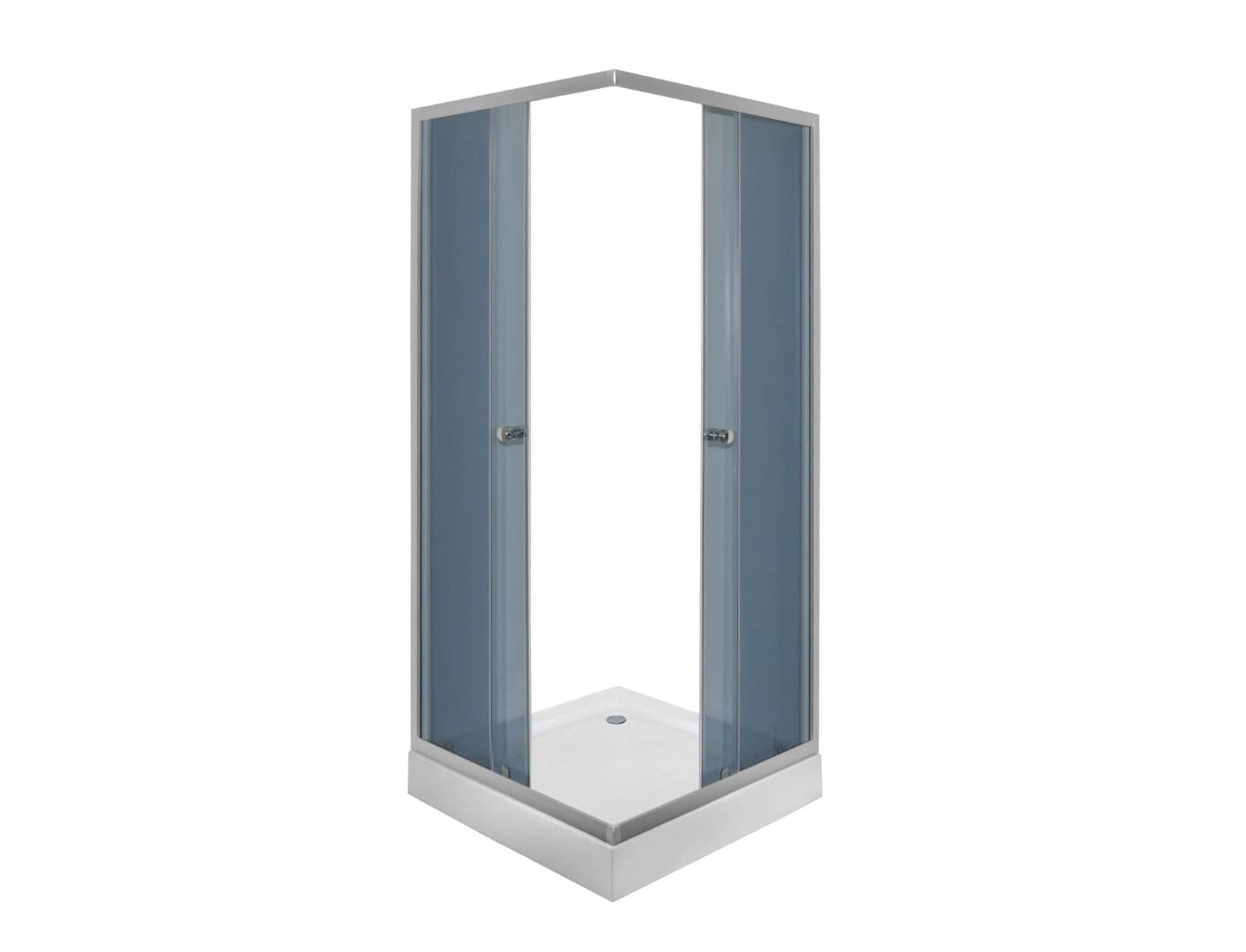Cabina dus si cadita patrata, 90 x 90 x 195 cm  GoodHome Briska