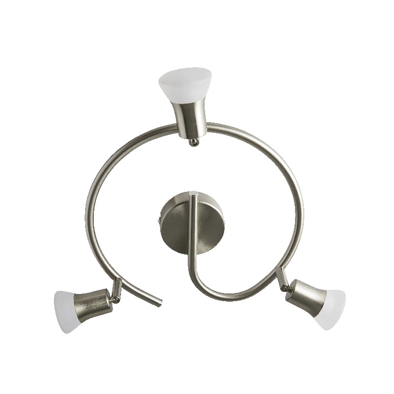Spot cu LED integrat, argintiu, 3 x 3.4 W, 220 V, metal   Colours Nabesna