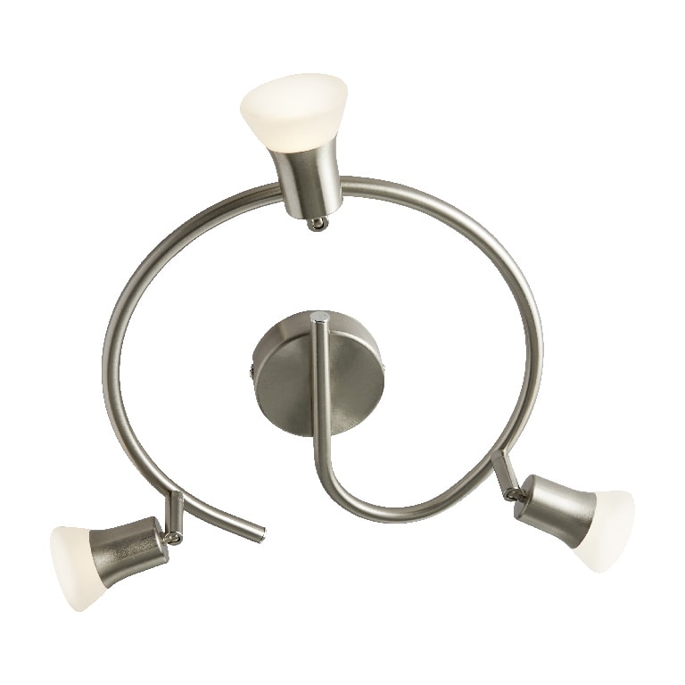 Spot cu LED integrat, argintiu, 3 x 3.4 W, 220 V, metal   Colours Nabesna