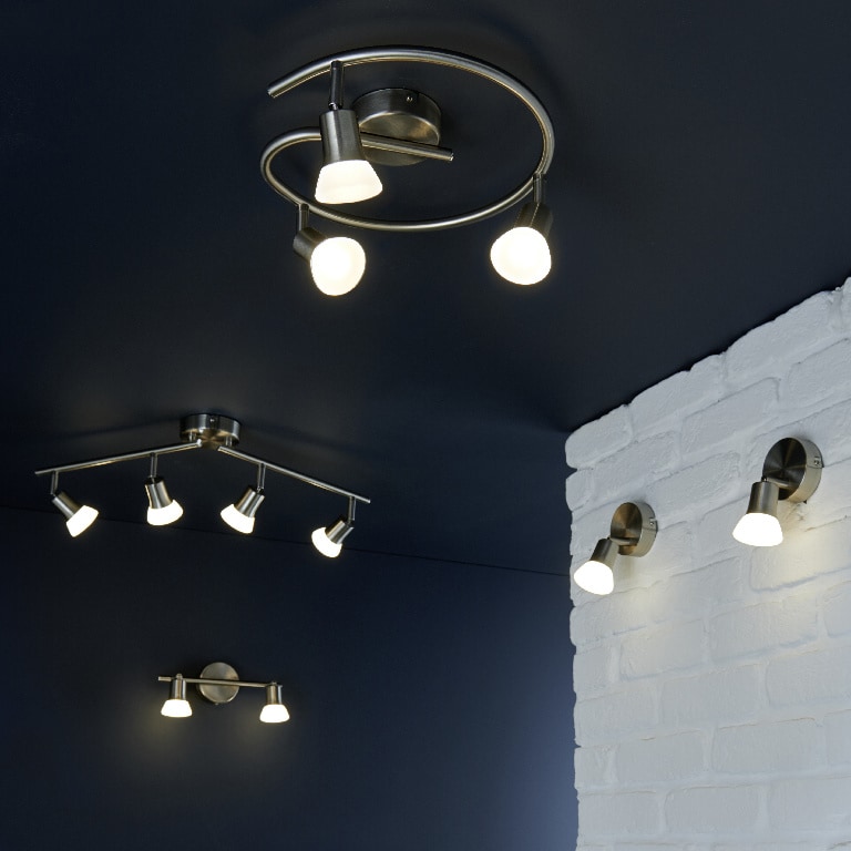 Spot cu LED integrat, argintiu, 3 x 3.4 W, 220 V, metal   Colours Nabesna