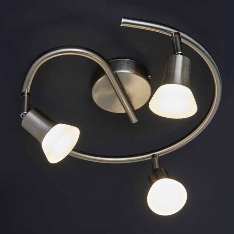 Spot cu LED integrat, argintiu, 3 x 3.4 W, 220 V, metal   Colours Nabesna