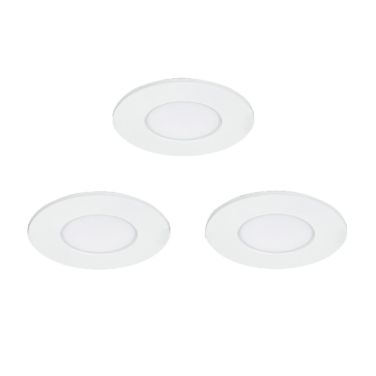 Set 3 spoturi LED Colours Ledin, 5.5W, IP65, alb