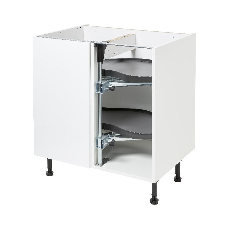 Sistem depozitare colt dreapta GOODHOME Jolly Pebre, 80 cm, antracit