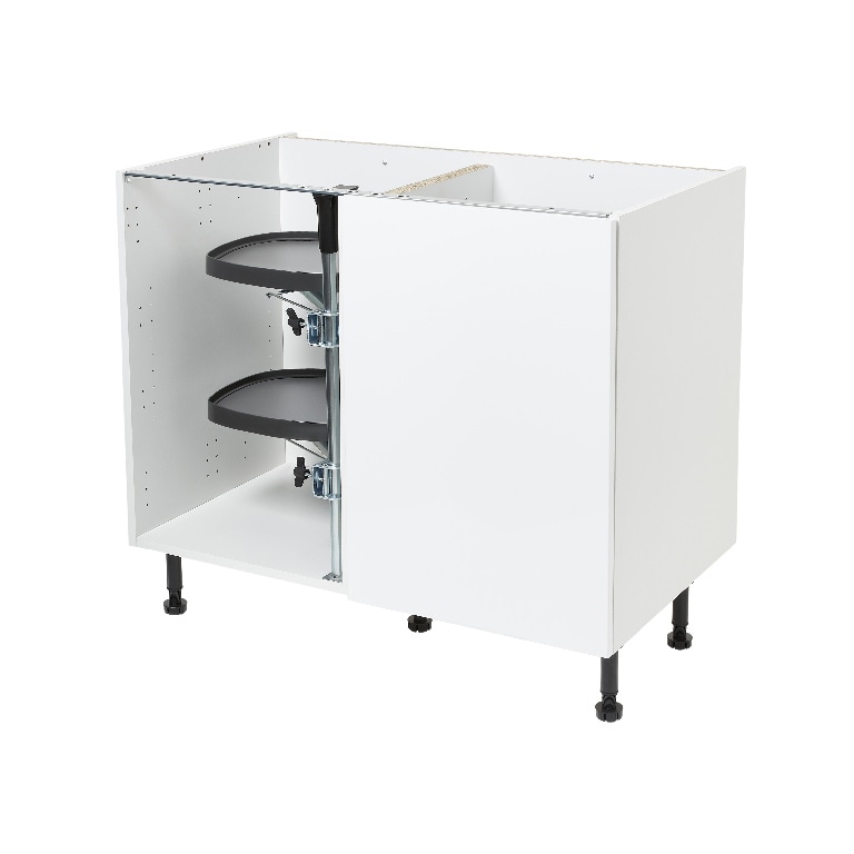 Sistem depozitare colt stanga GOODHOME Jolly Pebre, 100 cm, antracit