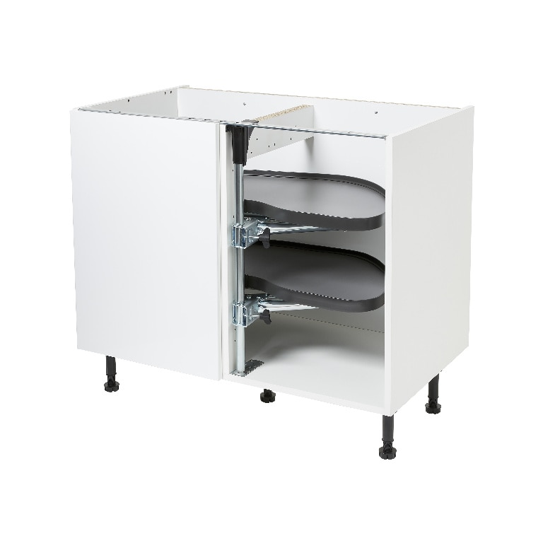 Sistem depozitare colt dreapta GOODHOME Jolly Pebre, 100 cm, antracit