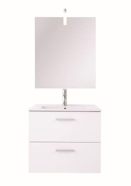 Oglinda baie GoodHome Slapton, dreptunghiulara, 60 x 70 cm, iluminare integrata