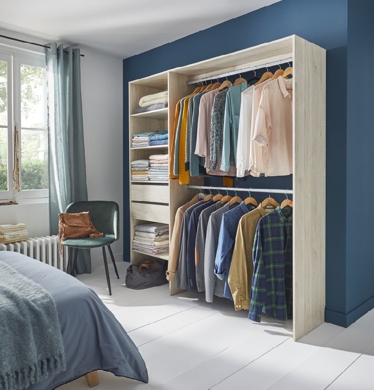 Kit dressing complet, stejar, 200 x 181 cm  Zodiak