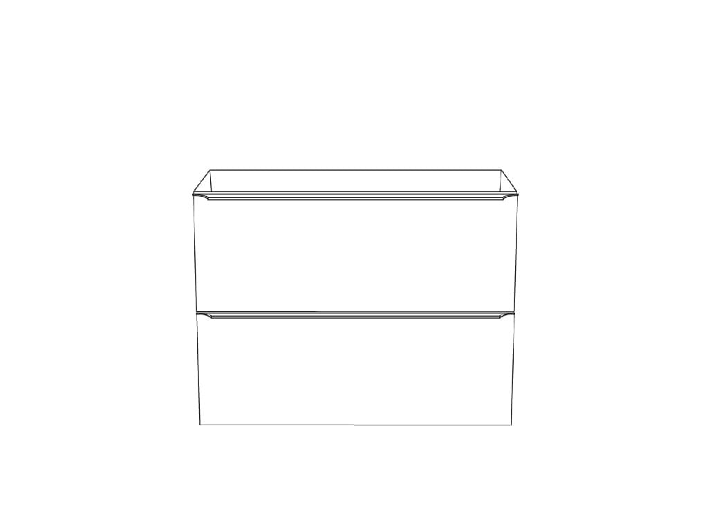 Baza dulap suspendat, maro, 80 x 60 x 45 cm  GoodHome Imandra