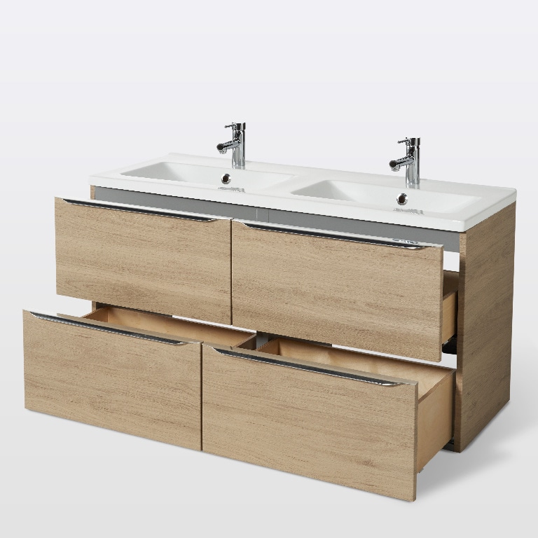 Baza supendata, stejar, 120 x 60 x 45 cm - Imandra