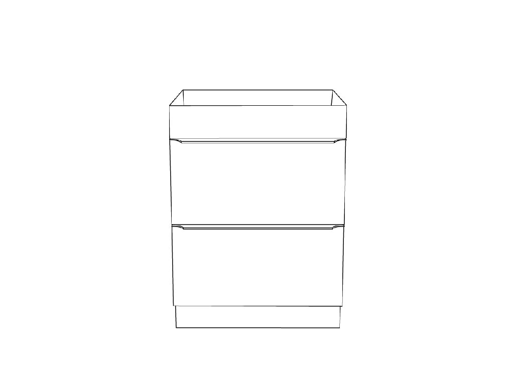 Baza lavoar, maro, 60 x 82 x 45 cm  GoodHome Imandra