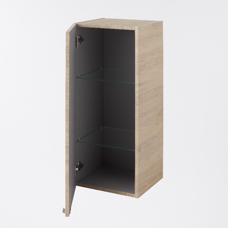 Dulap baie suspendat, maro, 90 x 40 x 36 cm GoodHome Imandra