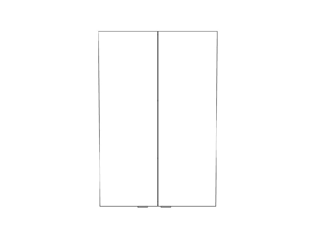 Dulap baie suspendat, maro, 90 x 60 x 36 cm  GoodHome Imandra