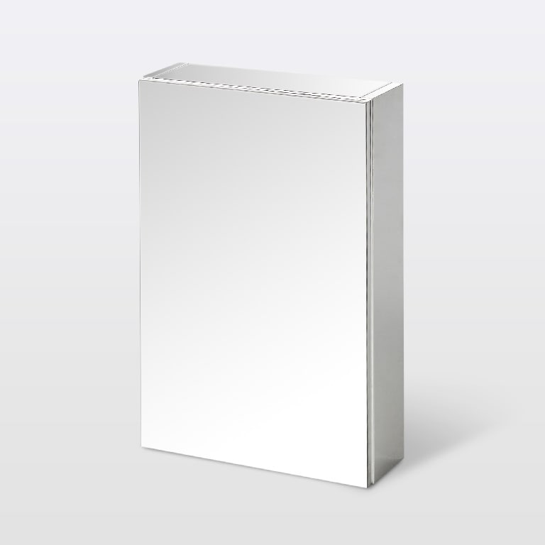 Dulap baie de perete cu oglinda, alb, 40 x 60 x 15 cm  GoodHome Imandra