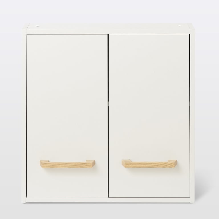 Dulap baie de perete, alb, 60 x 60 x 15 cm  GoodHome Ladoga