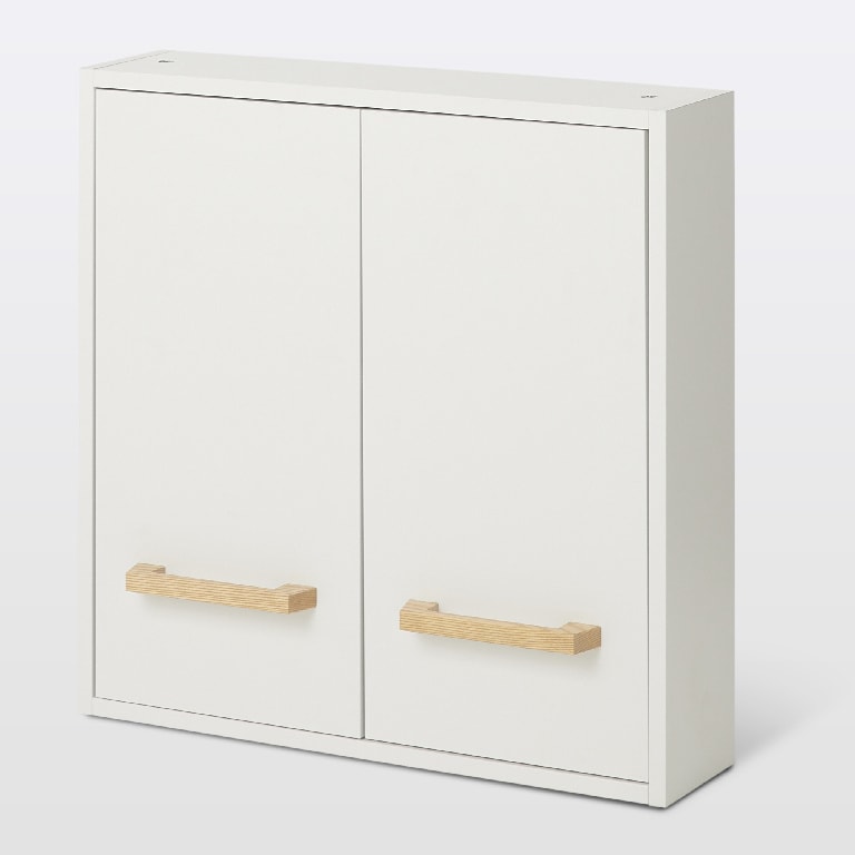 Dulap baie de perete, alb, 60 x 60 x 15 cm  GoodHome Ladoga