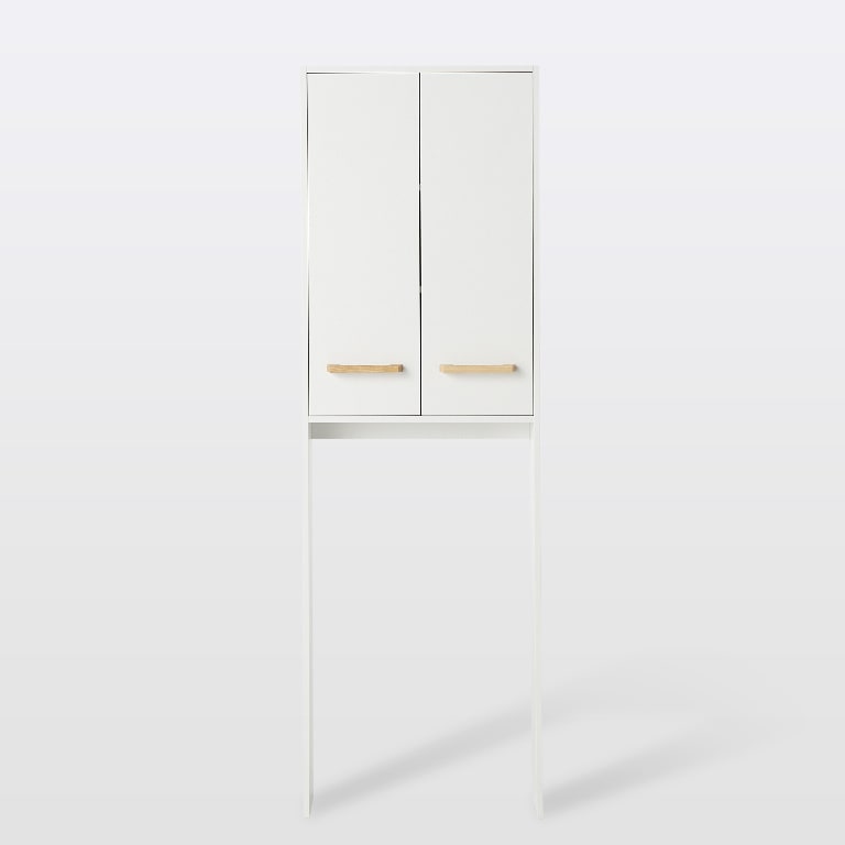 Dulap baie de perete, alb, 60 x 190 x 15 cm  Cooke & Lewis