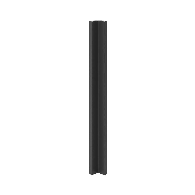 Profil colt GOODHOME Artemisia, MDF, 71.5 x 5.9 x 0.5 cm, gri