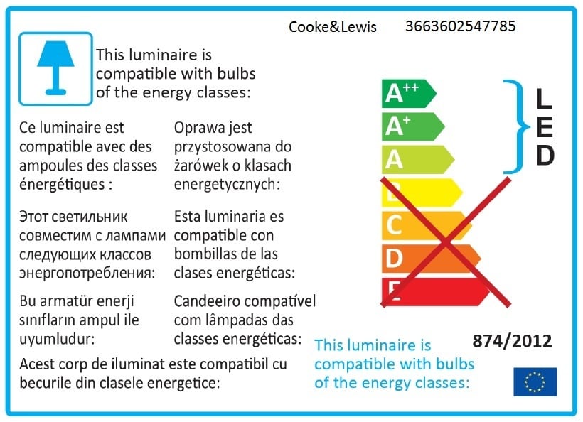 Oglinda baie, 50 x 65 cm  Cooke & Lewis Beauport