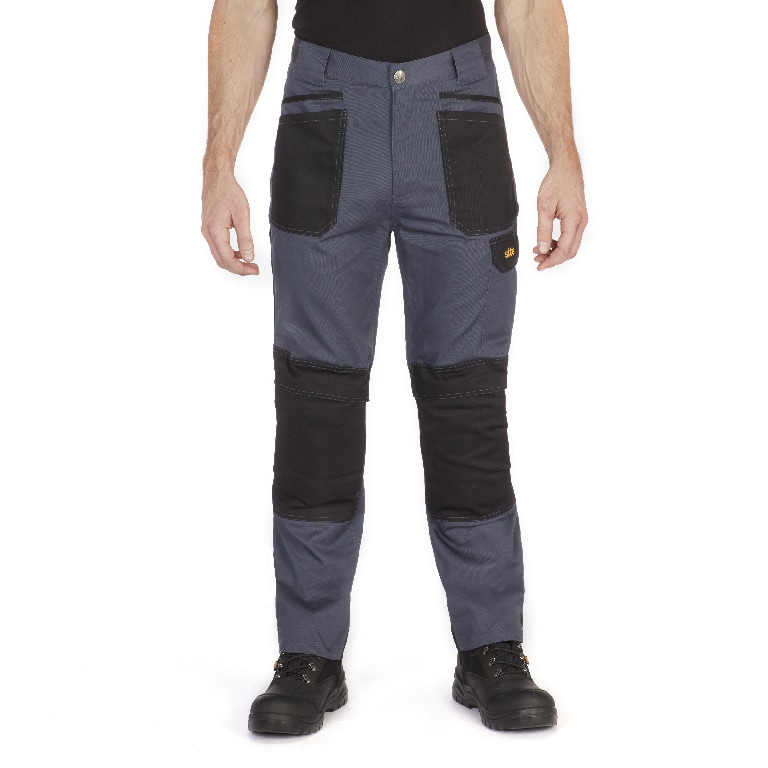 Pantaloni SITE, marimea W32/L32, gri