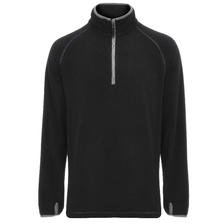Bluza polar din poliester, marime XL, negru Site Beech