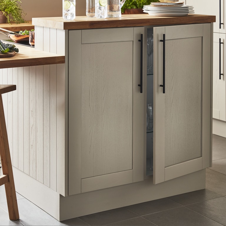Blat bucatarie GOODHOME Hinita, lemn, 300 x 62 x 4 cm, stejar