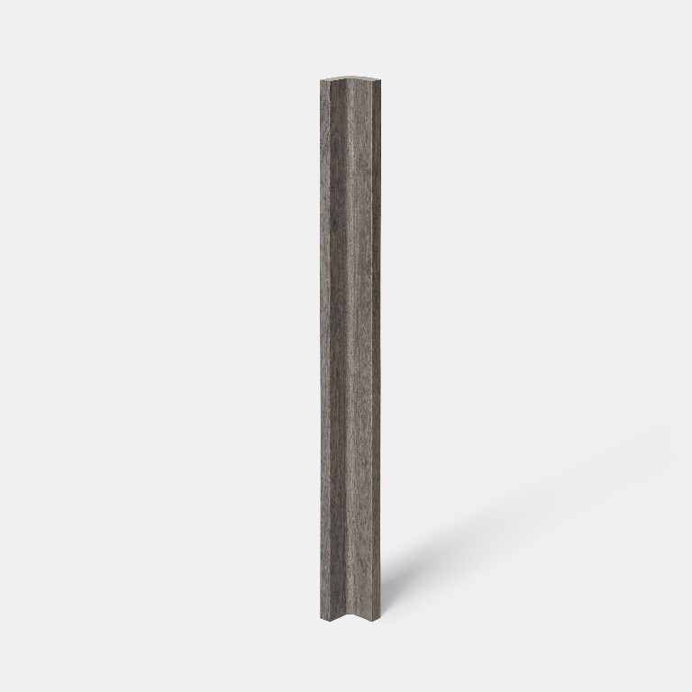 Profil colt GOODHOME Chia, 71.5x5.9 cm, gri stejar