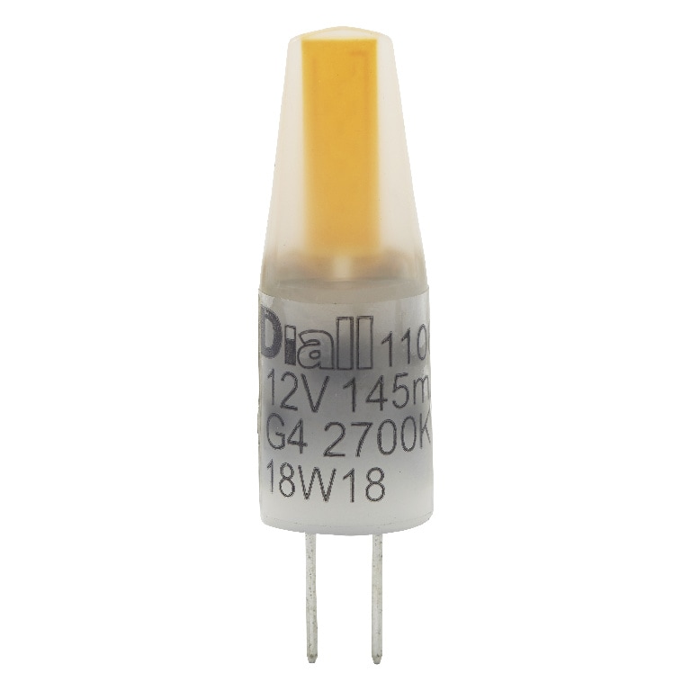 Set 2 becuri LED DIALL, G4, 2.3W, 180lm, 2700K