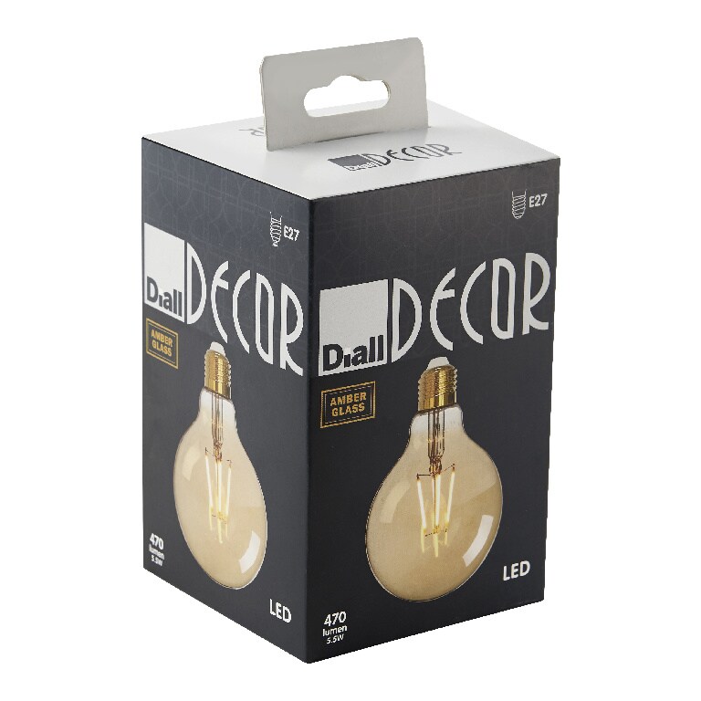Bec LED DIALL, E27, 6W, 470lm, 1800K