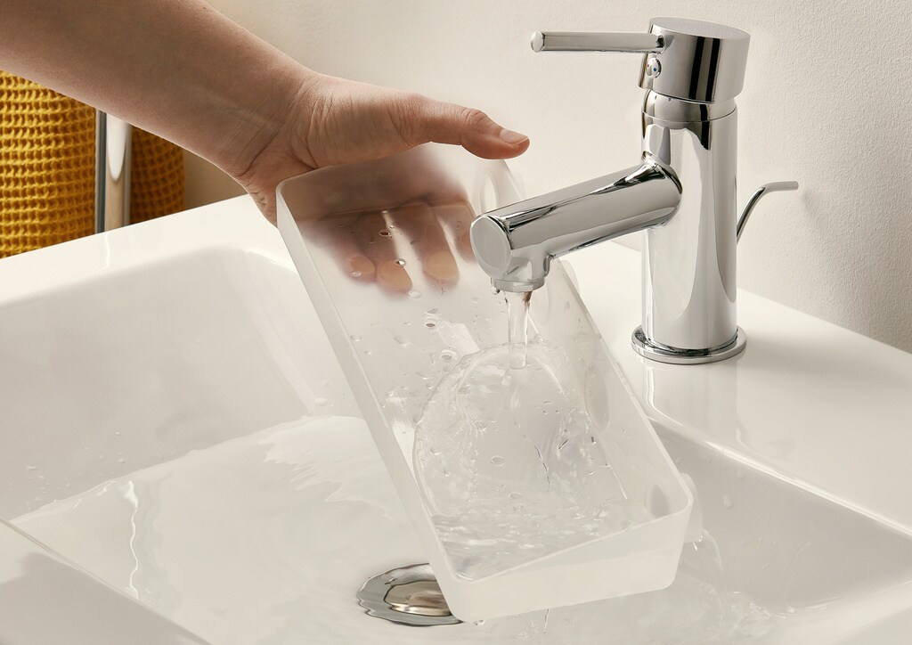 Raft, alb transparent, PP, 280 x 46 x 108 mm  GoodHome Koros