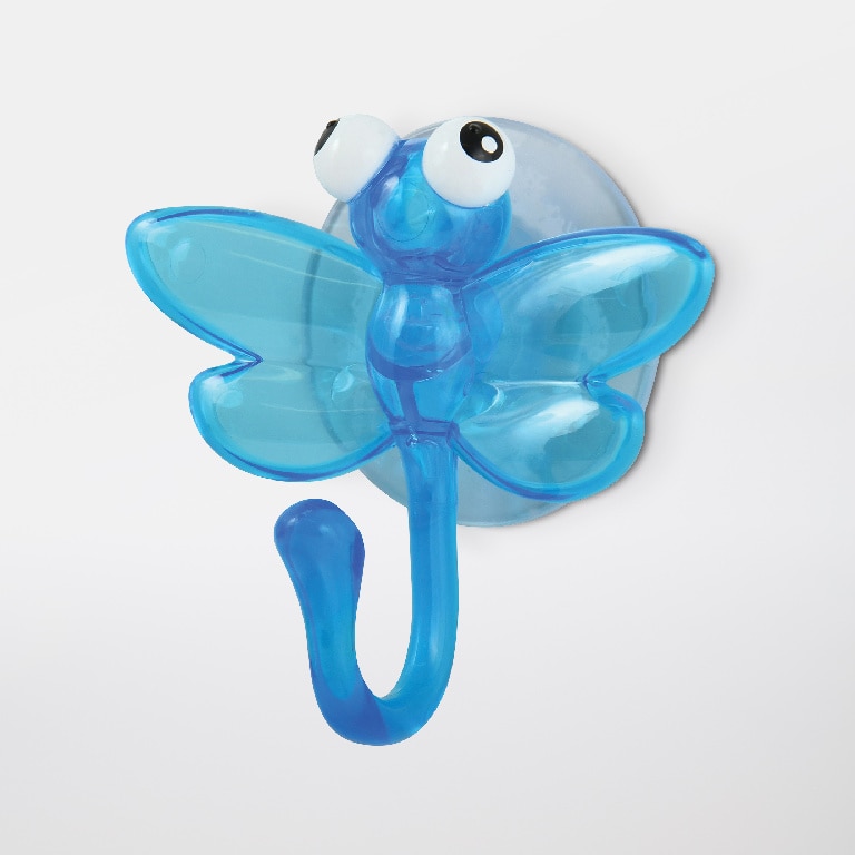 Carlig, albastru, PVC, 99 x 95 x 50 mm  GoodHome Puisa