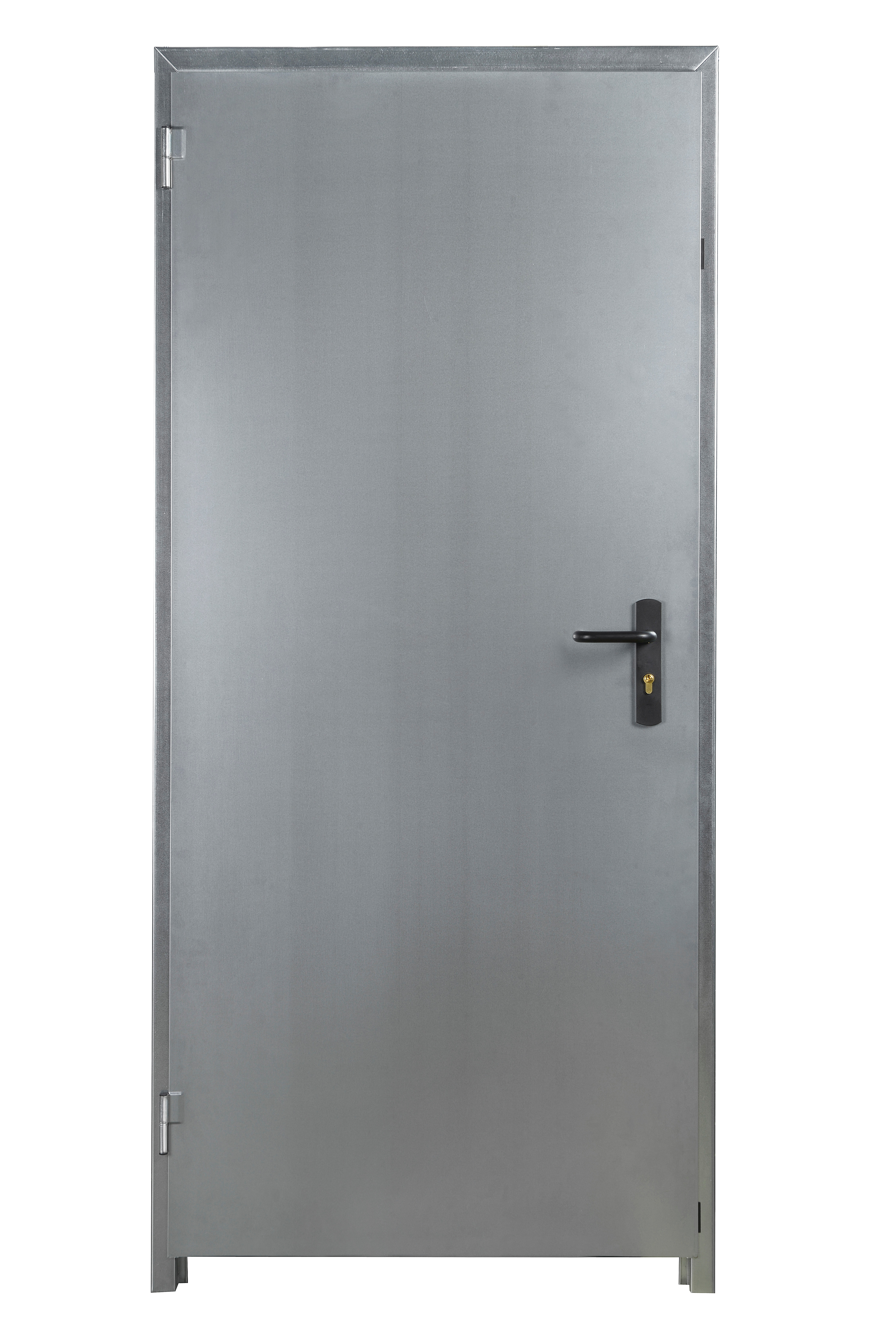Usa intrare Andreu, reversibila, metal, 206 x 92 cm, gri