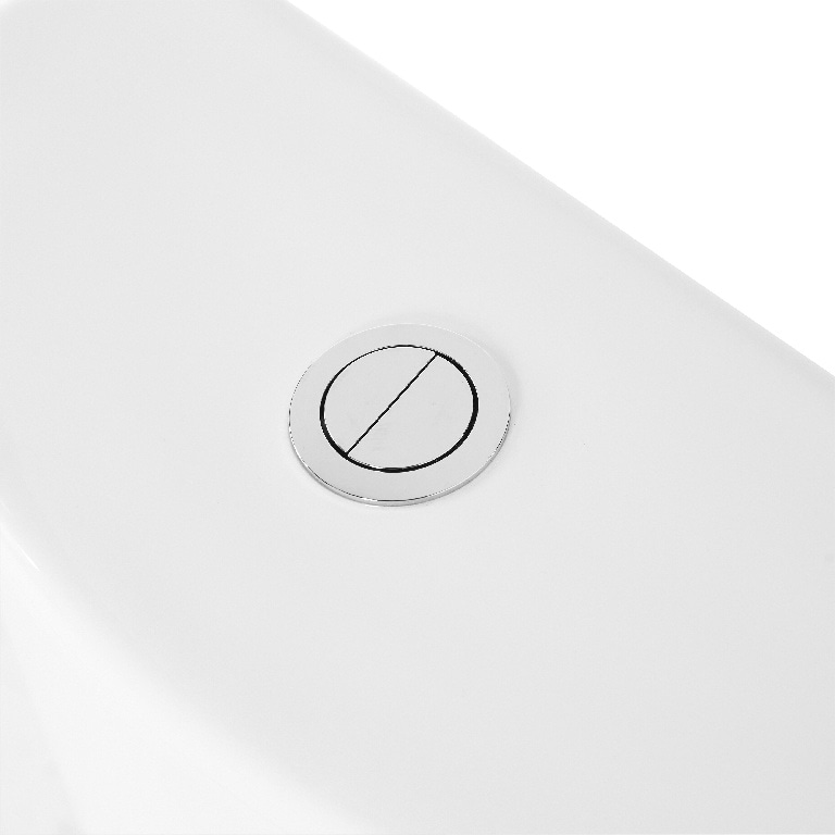 Set WC si rezervor, rotund, alb, ceramic, diamentru 10, 2 cm , 3/6 L  Cavally